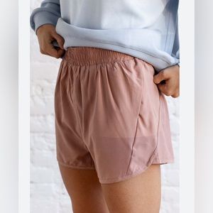 Wishlist Rory Track Shorts Lined Ginger Women’s Size Medium NWT $38